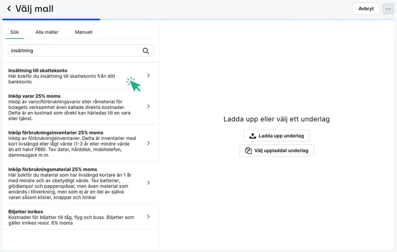 insattning_till_skattekonto