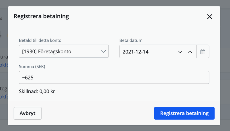 Registrera_återbetalning_minus