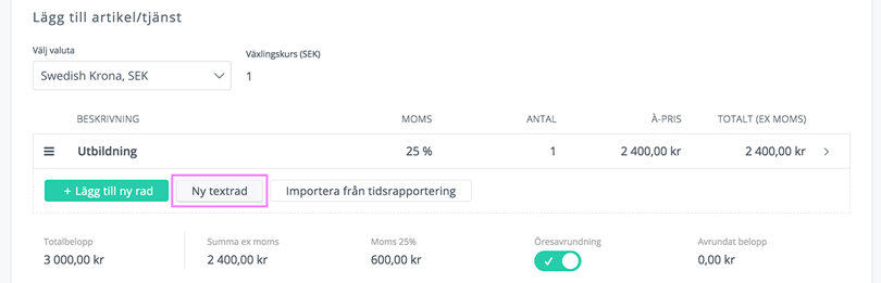 Kan Jag Ha En Egen Fakturamall Bokio