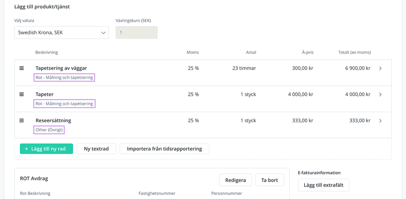Hur Fungerar Rutavdrag Hur skapar jag en faktura med rot- eller rutavdrag? | Bokio