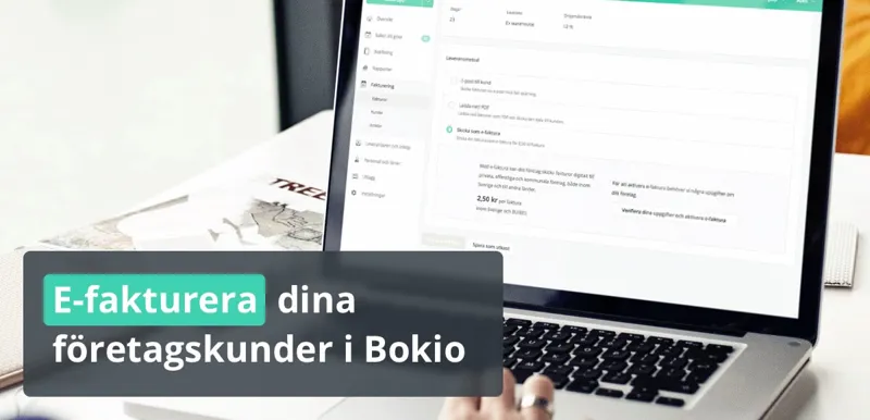 E-fakturera dina företagskunder i Bokio