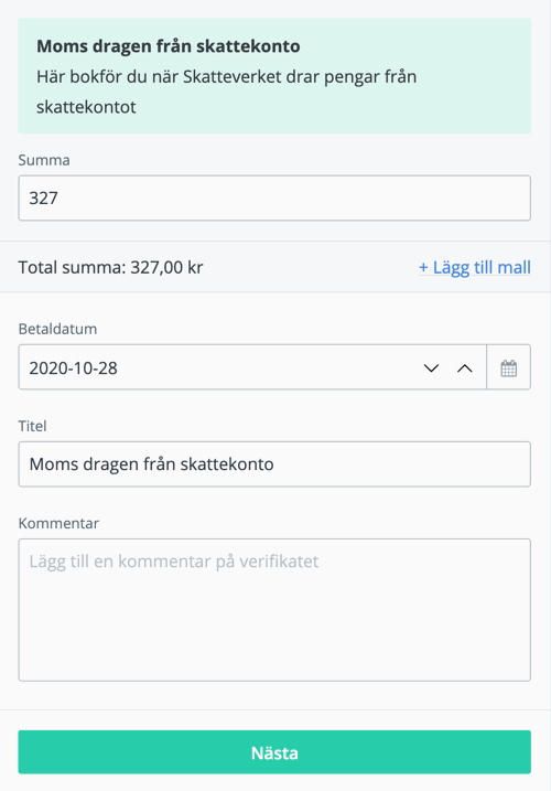 bokföra återbetald moms bokföra återbetald moms