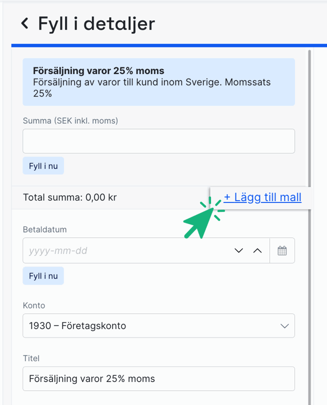 Lägg till mall