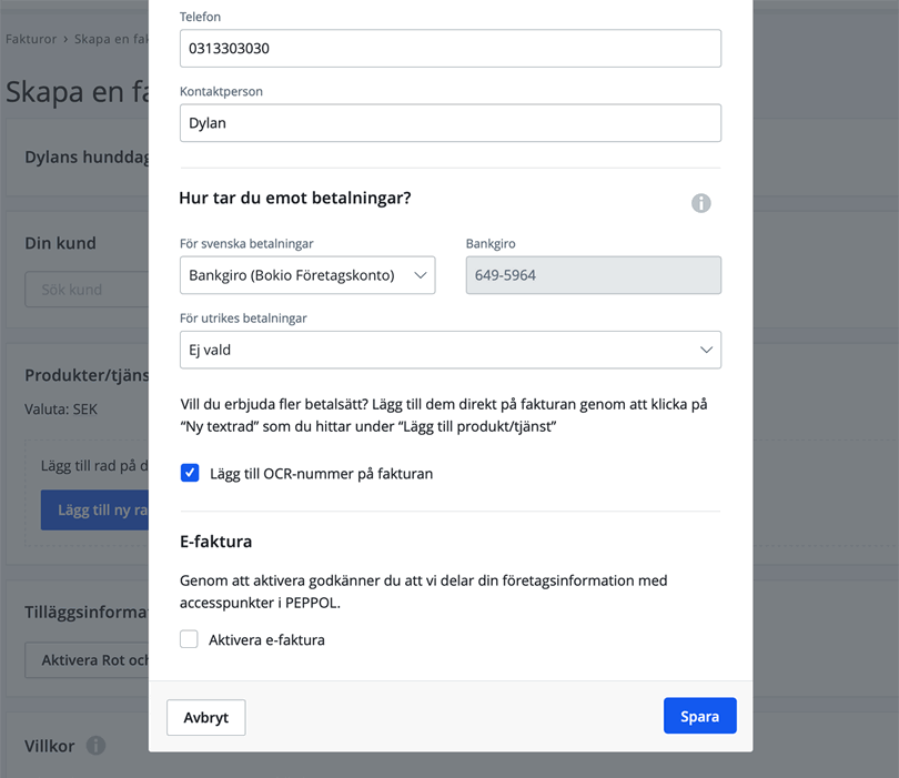 Hur tar du emot betalningar?