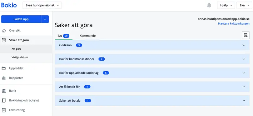 Att göra - Nu startsida