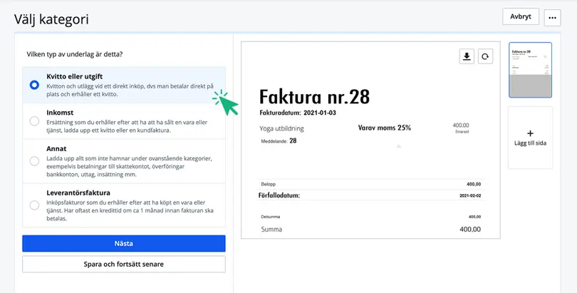 välj kategori