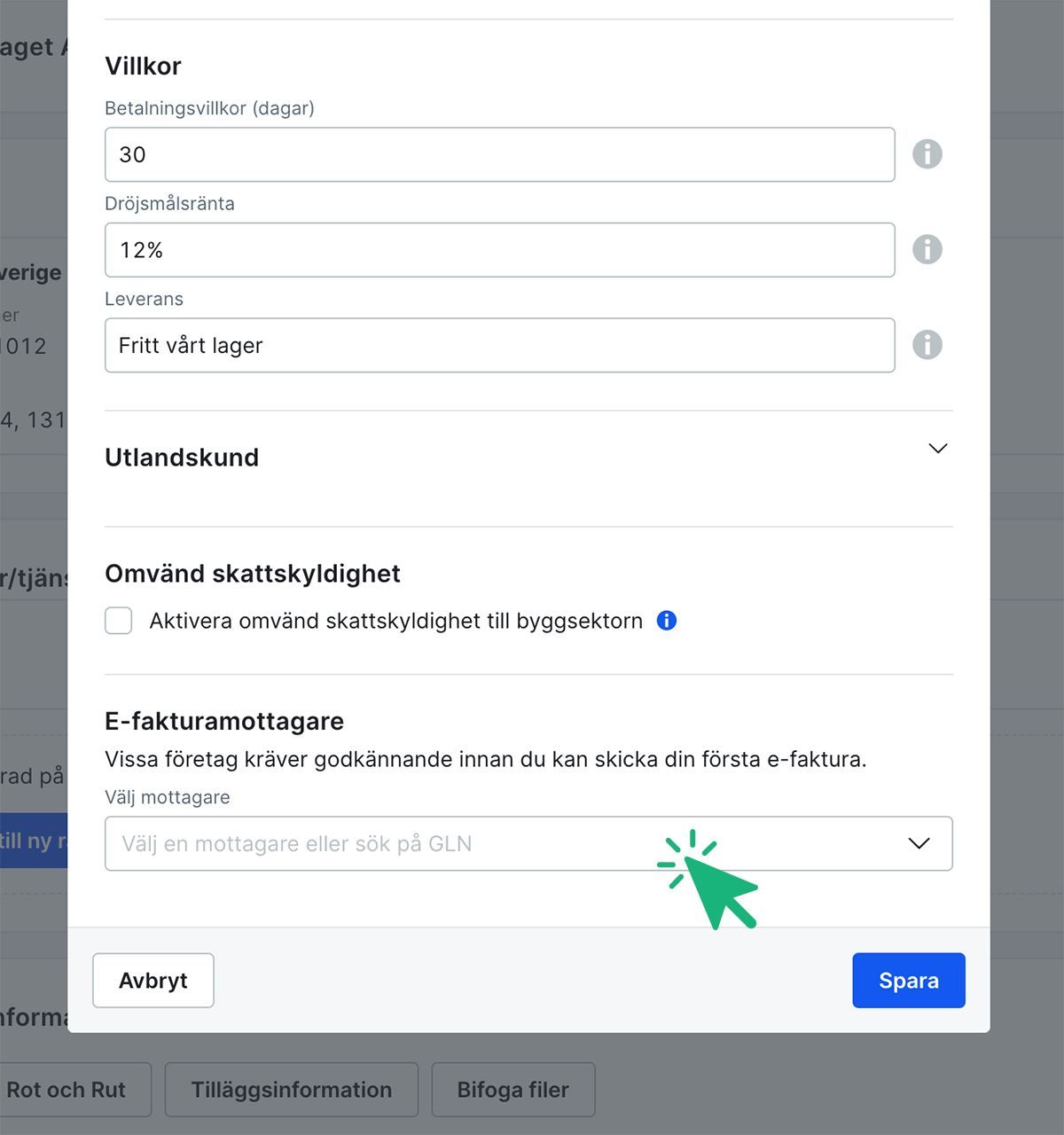 välj_e-fakturamottagare