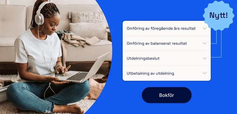 Nytt: Automatiserad hantering av balanserat resultat och utdelning