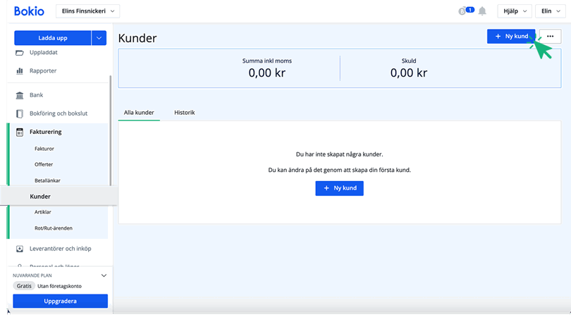 Lägg till en ny kund