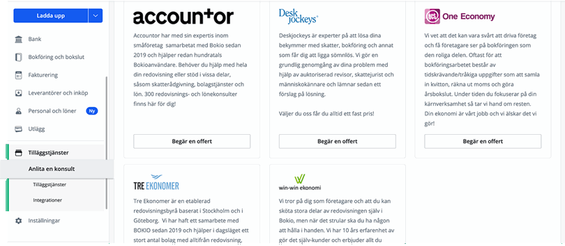 Anlita konsult i Bokio