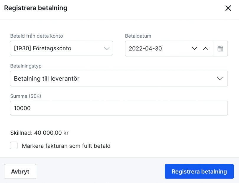 reg_delbetalning