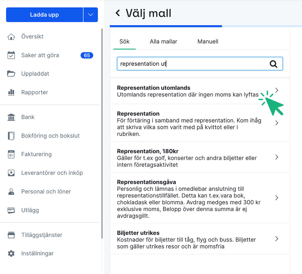 Mall Representation utomlands