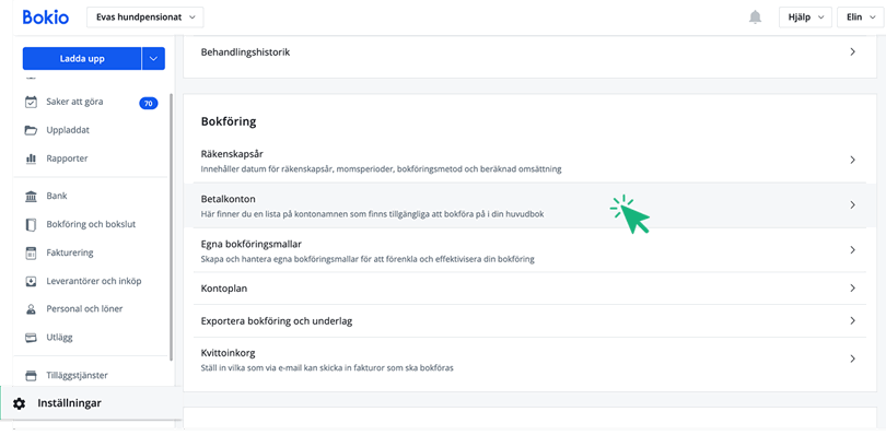 Lägg till ett betalkonto