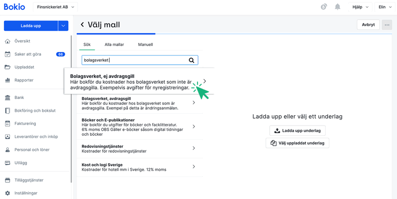 Avgift, bolagsverket ej avdragsgill