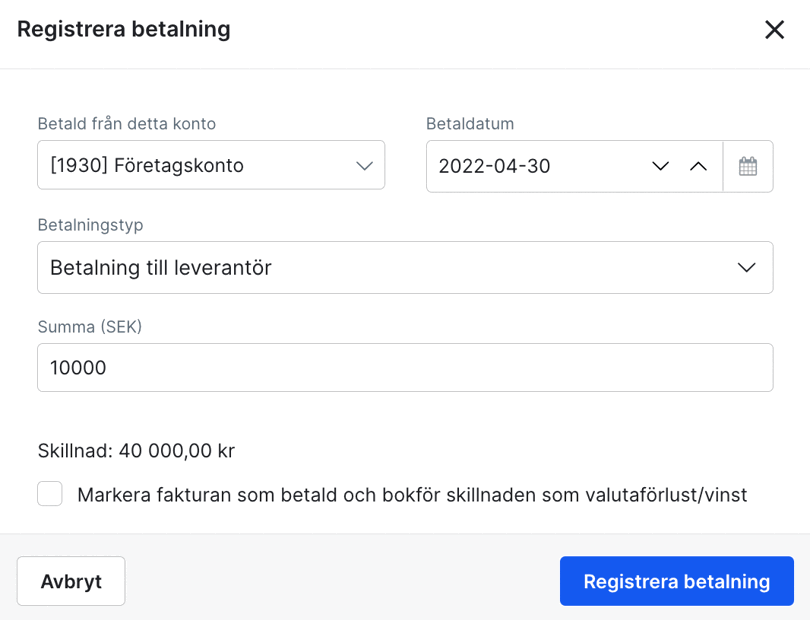 fakturametoden_reg_delbetalning