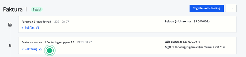 Bokföring av fakturaköpet