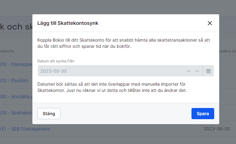 Skattekontosynk