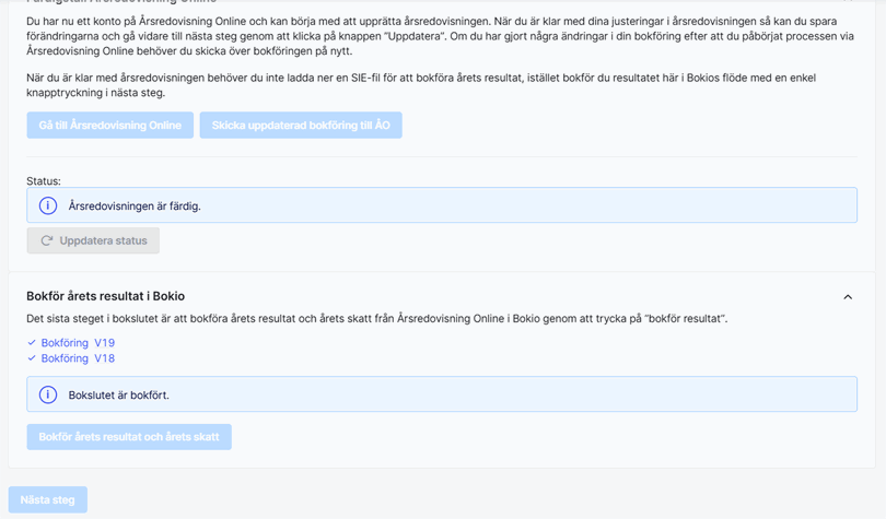 Bokför bokslutsbokningarna direkt i Bokio