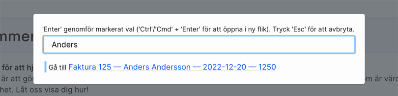kommandopalett_fakturasökning_kund